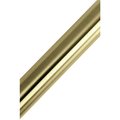 Kingston Brass SR607 60-Inch - 72-Inch Adjustable Stainless Steel Tension Shower Curtain Rod, Brushed Brass SR607